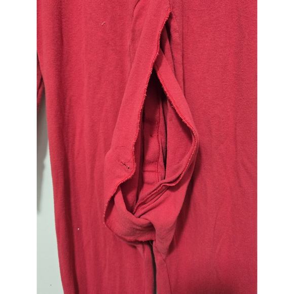 Vintage Indera One Piece Men's XL Red Button Butt Flap Longjohns 100% Cotton - Picture 9 of 11